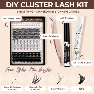 Lashview DIY Cluster Lash Extension Kit