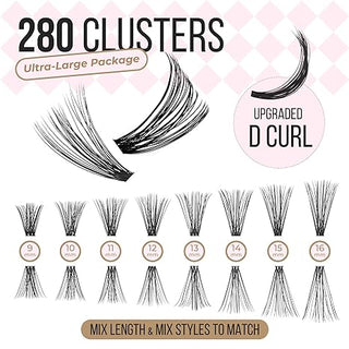 LASHVIEW Flutter Frenzy Natural & Volume DIY Cluster Lashes (30D+40D)