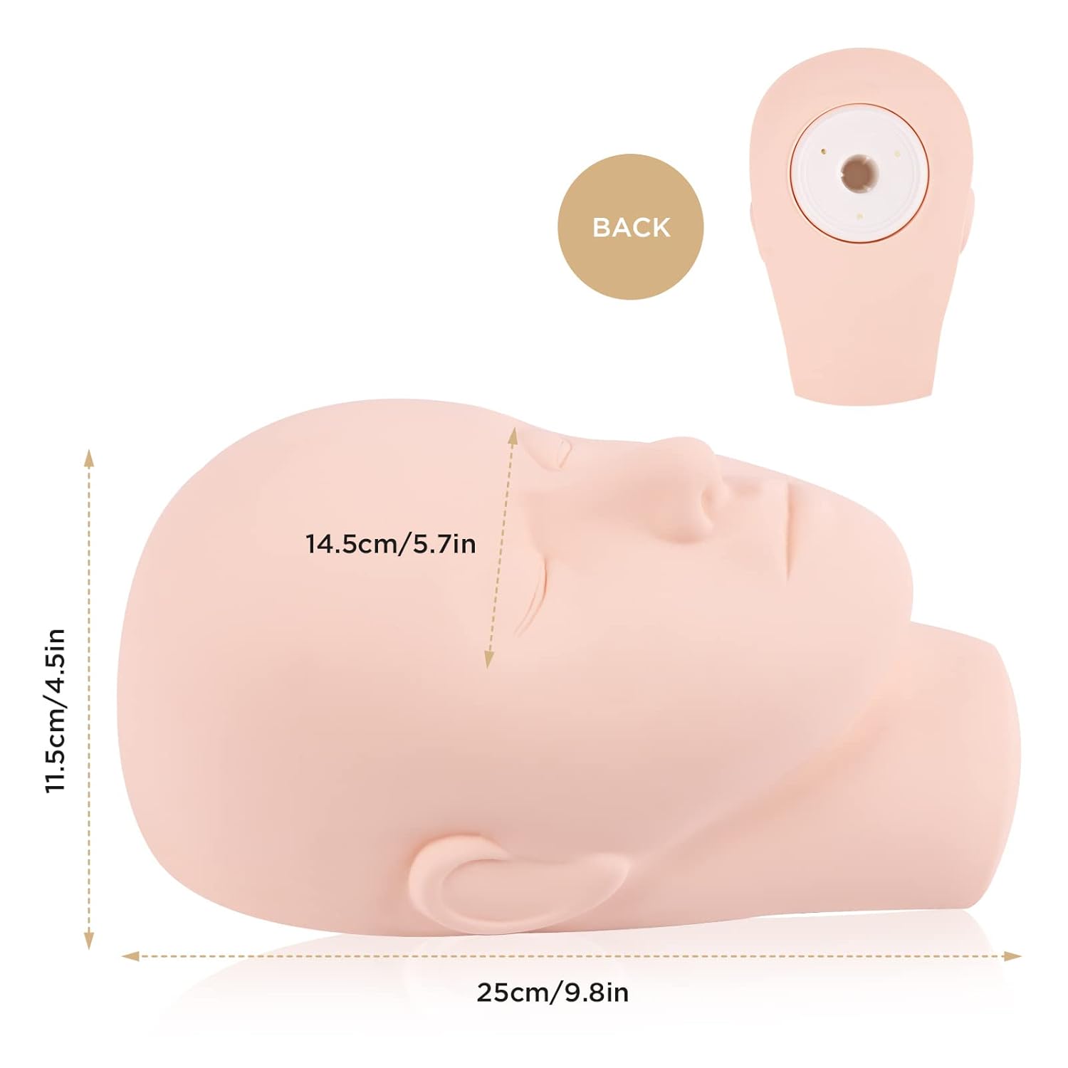 LASHVIEW Mannequin Head for Lash Extention or Makeup