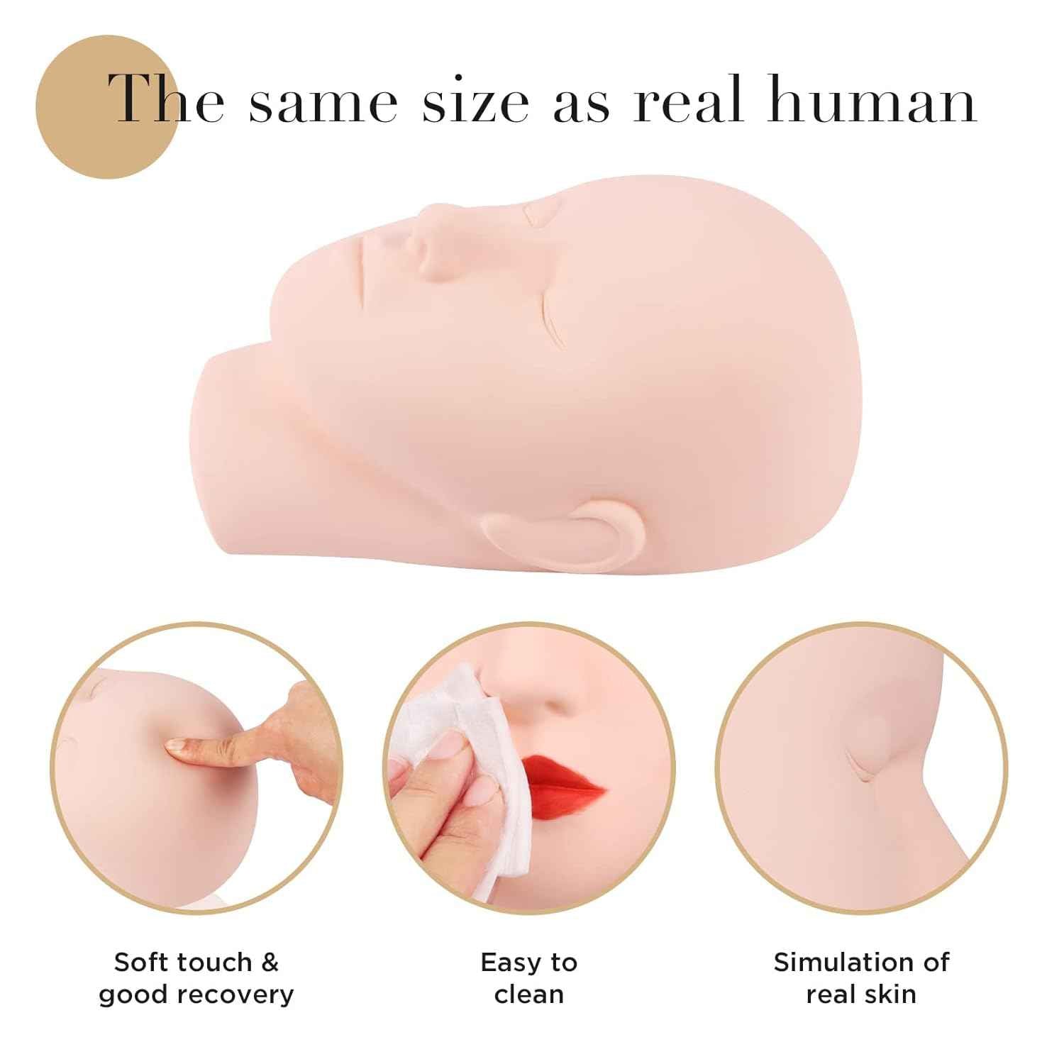 LASHVIEW Mannequin Head for Lash Extention or Makeup