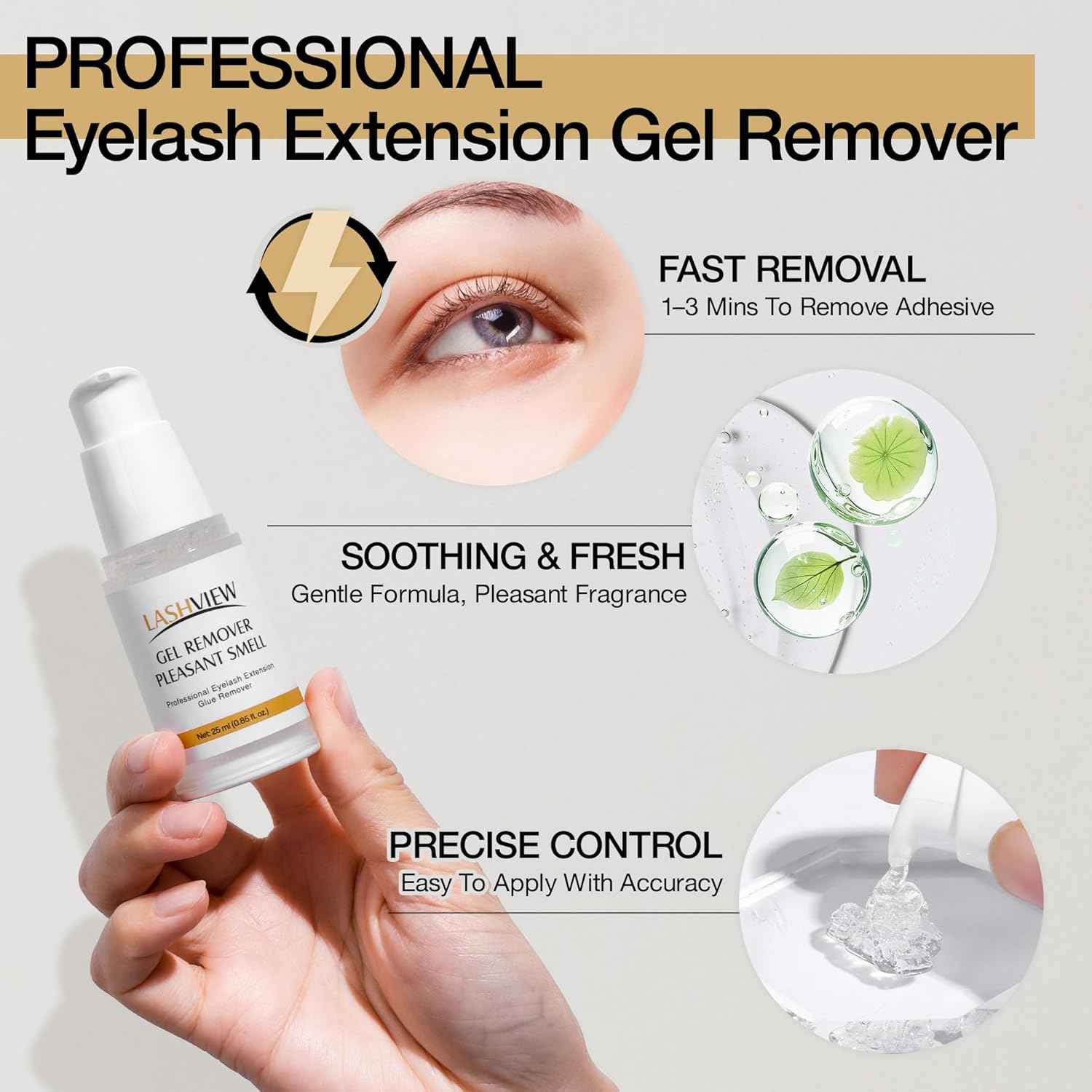 Sensitive Gel Remover for Lash Extensions 25ml