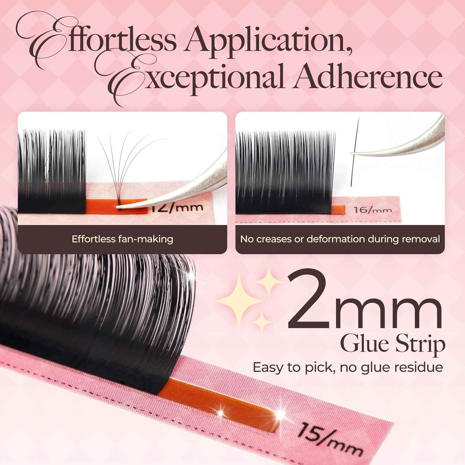 Lashview Matte Black Eyelash Extensions
