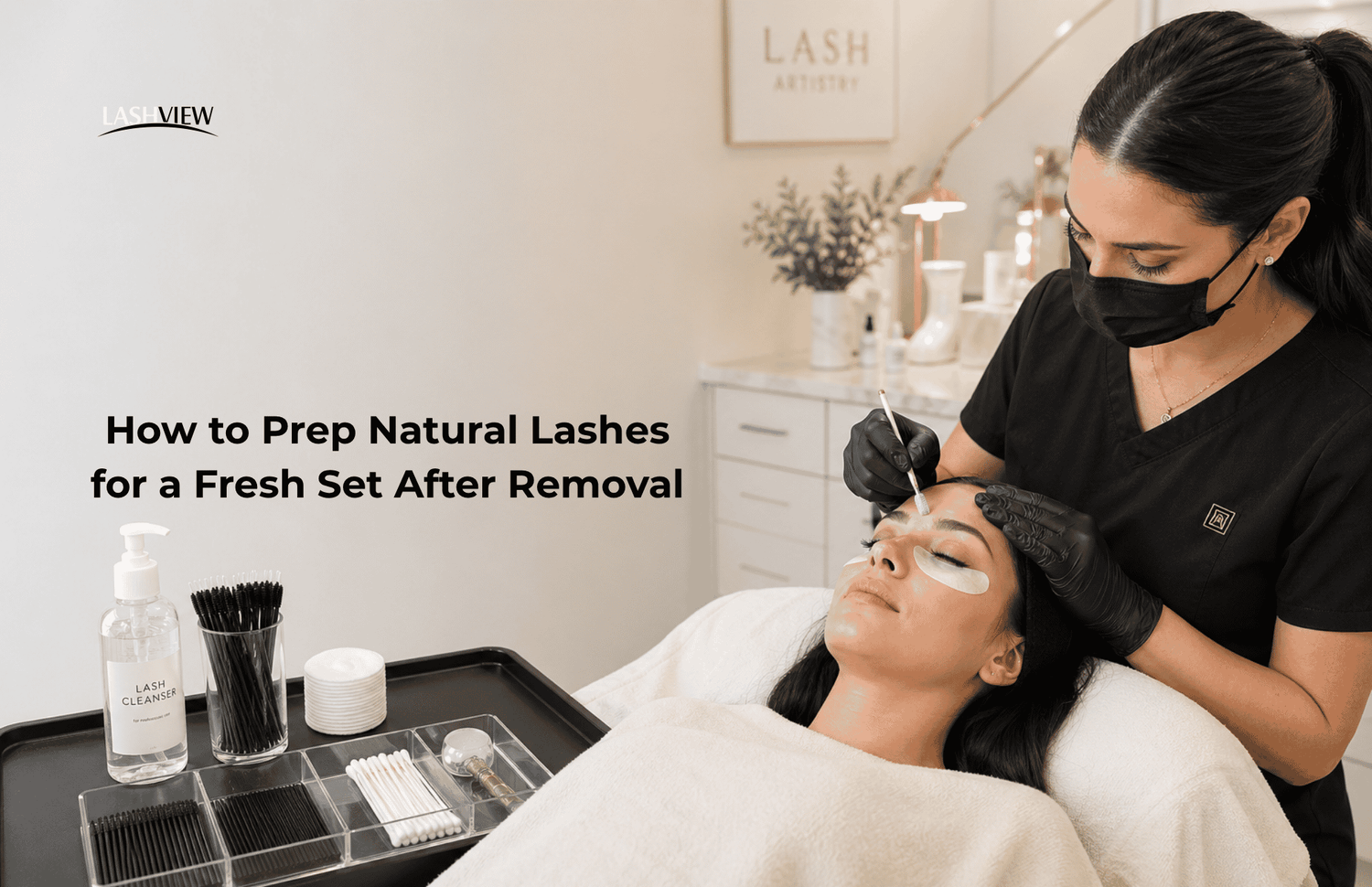 How to Prep Natural Lashes for a Fresh Set After Removal