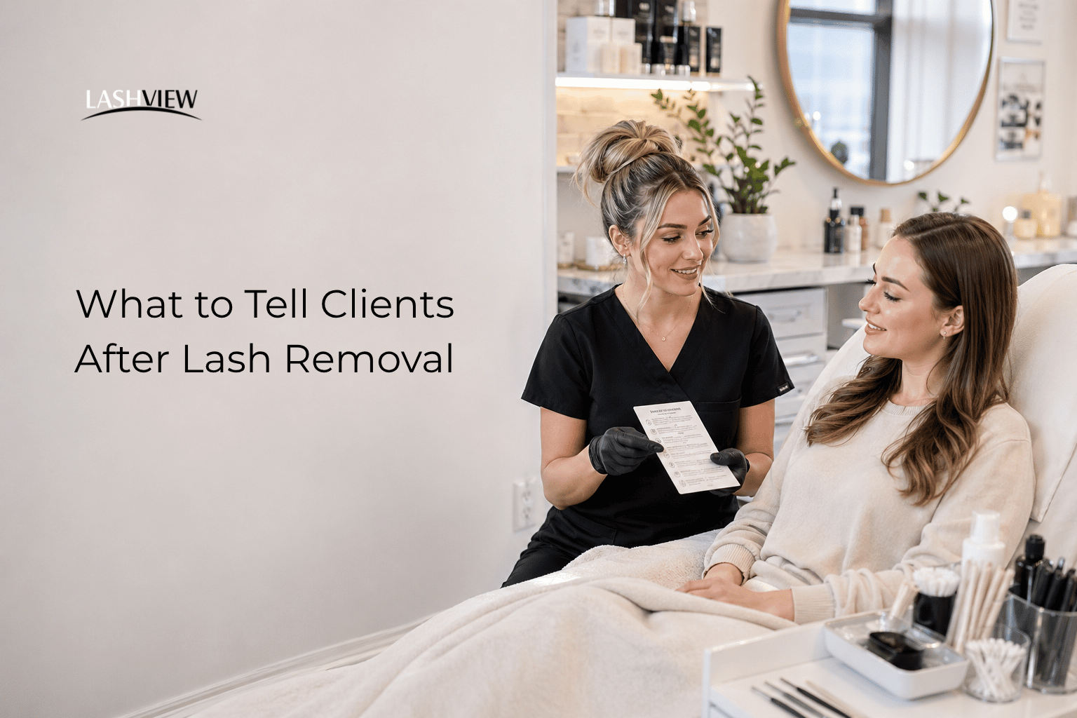 What to Tell Clients After Lash Removal: Aftercare Tips Lash Techs Can Share