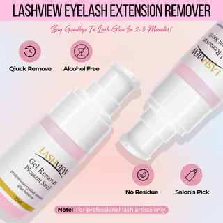 Lashview Pink Eyelash Extension Gel Remover