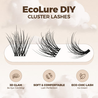 LASHVIEW Eco-Cluster Eyelashes Biodegradable Lashes (BDD05)