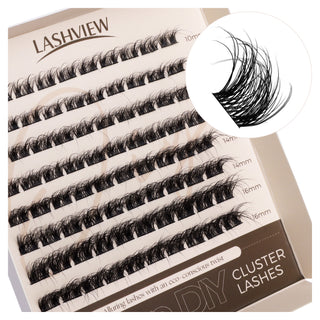 LASHVIEW Eco-Cluster Eyelashes Biodegradable Lashes (BDD02)