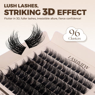 LASHVIEW Eco-Cluster Eyelashes Biodegradable Lashes (BDD09)