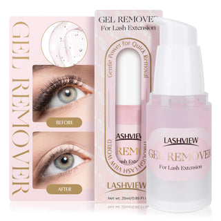 Lashview Pink Gel Remover Professional Eyelash Extension Use