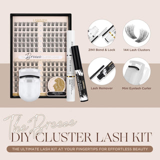LASHVIEW Breeze DIY Volume Cluster Lash Extension Kit Mother's Day Gift (703)