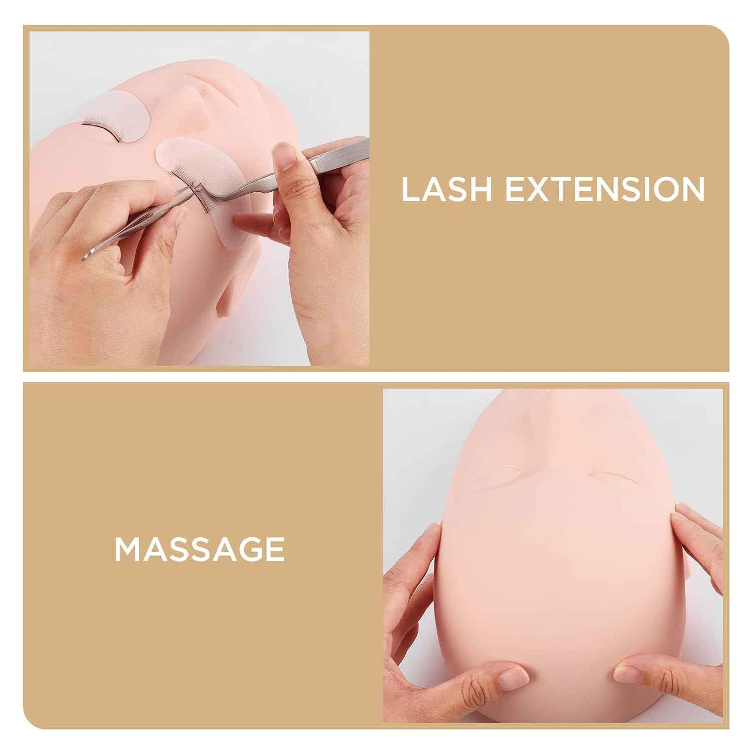 LASHVIEW Mannequin Head for Lash Extention or Makeup
