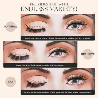 𝐋𝐀𝐒𝐇𝐕𝐈𝐄𝐖 Natural Soft DIY Cluster Eyelashes (705)