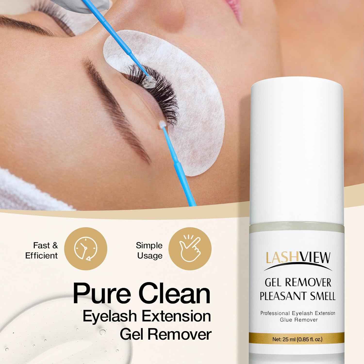 Sensitive Gel Remover for Lash Extensions 25ml