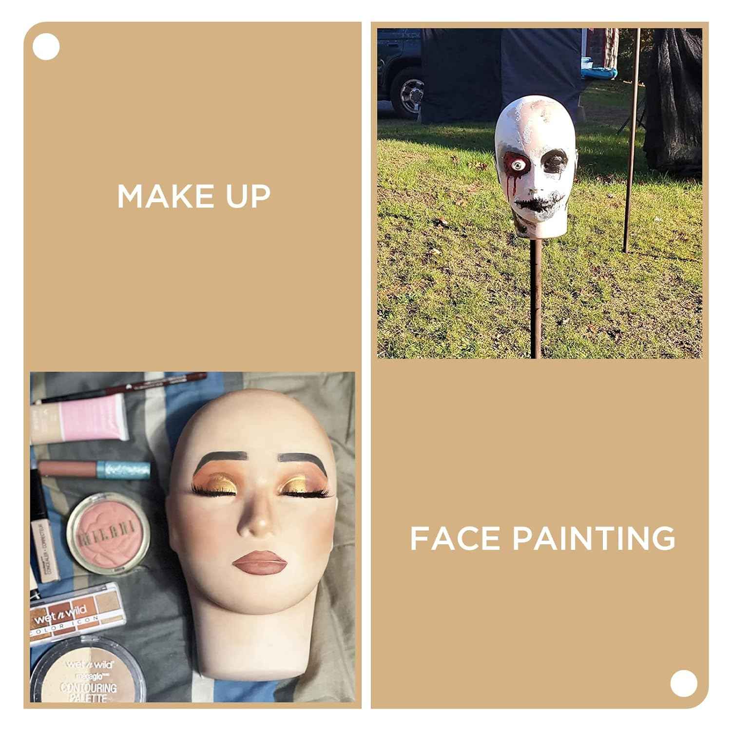 LASHVIEW Mannequin Head for Lash Extention or Makeup