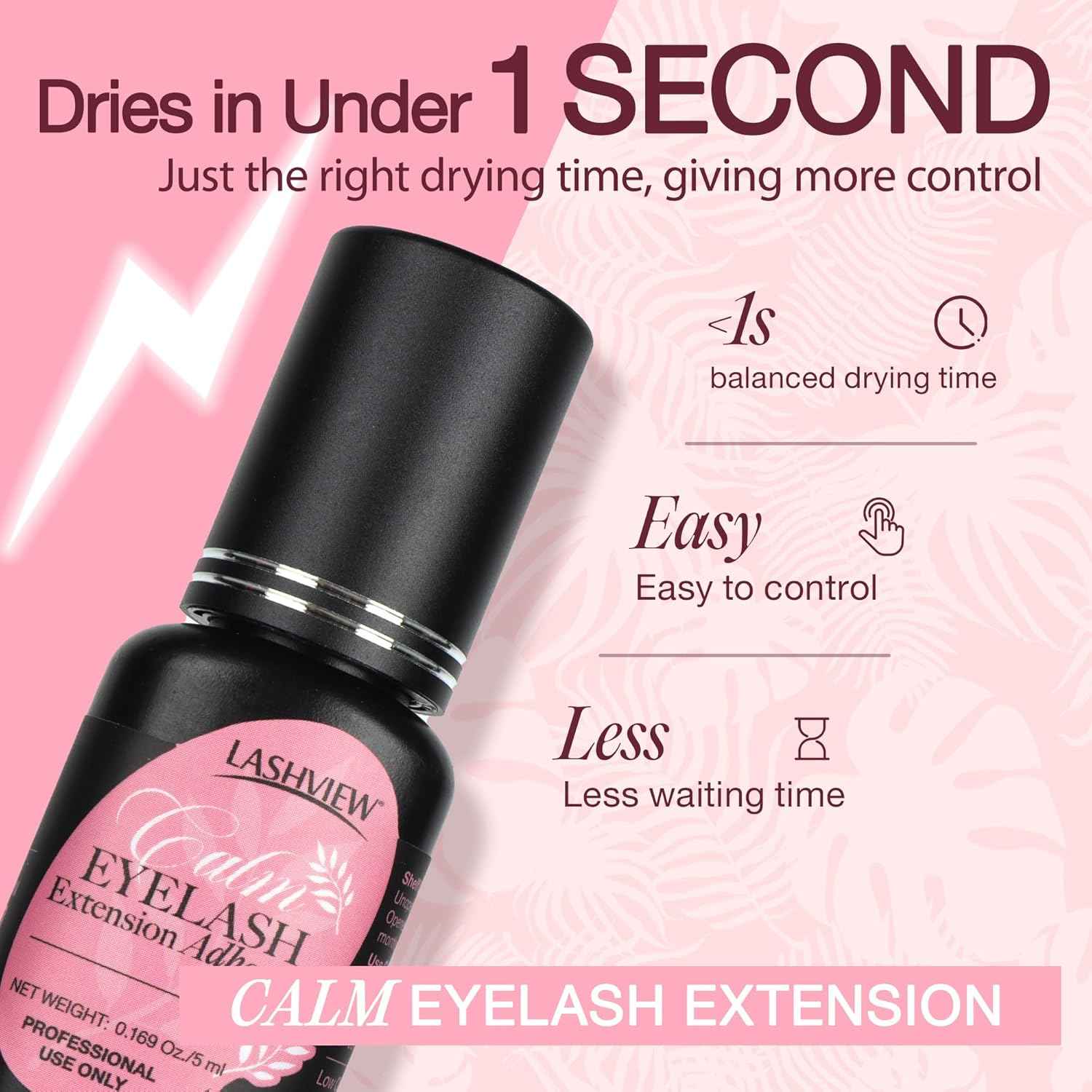 LASHVIEW Profesional Eyelash Extensions Glues 5ml