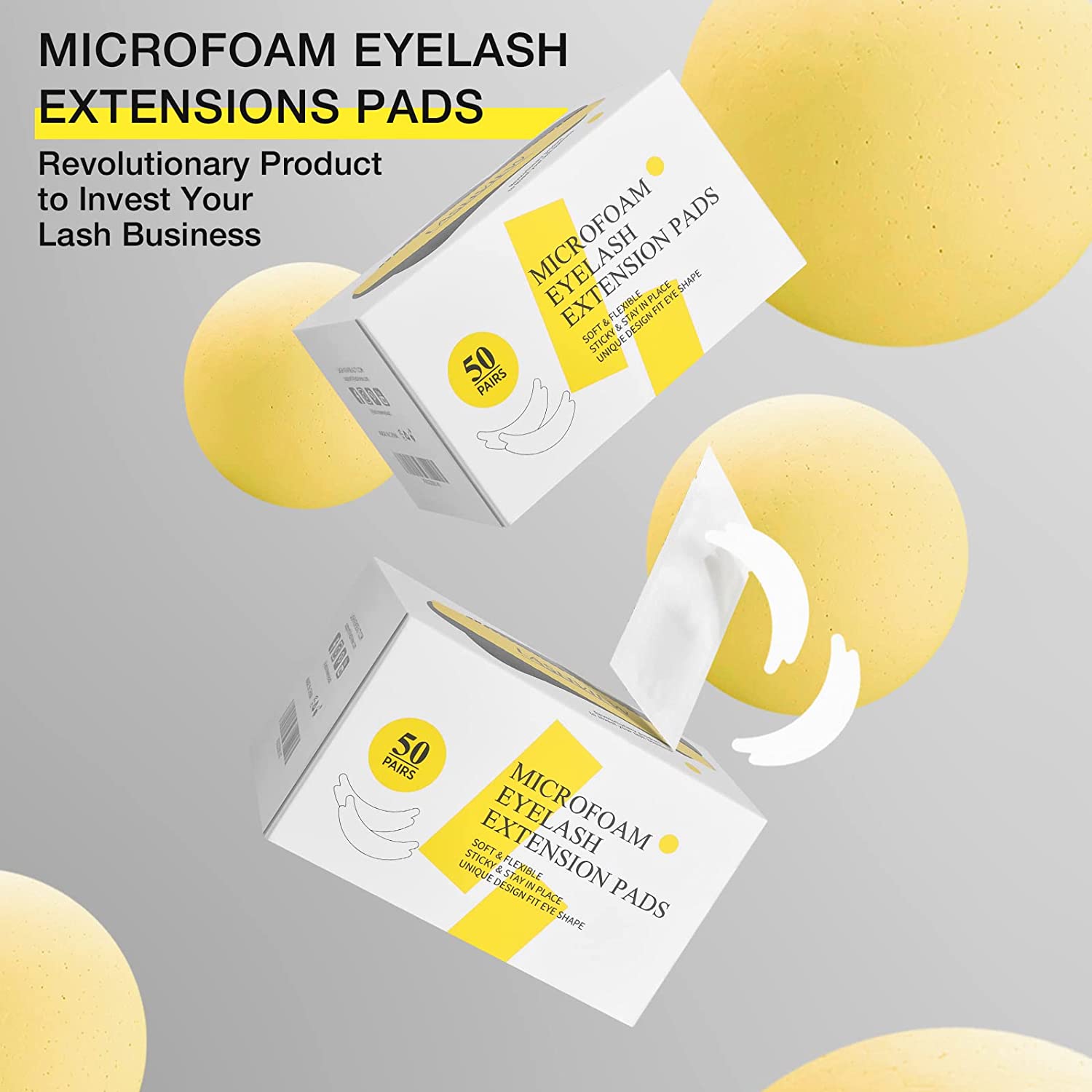 Microfoam Eyelash Extension Pads